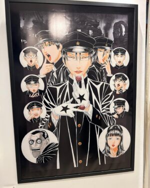 Fairouz Ai Instagram - ヴァニラ画廊で開催中の古屋兎丸先生の展示にお邪魔してきました！🙏🏻🖤🖤
本当に本当に「ライチ⭐︎光クラブ」が大好きでずっと青春なので、今回も先生にお会いできて、直接感想をお伝えできて嬉しすぎました😭
相変わらずの神対応でお話も楽しく、そして小学生のお子様の漫画がうますぎて……🙏🏻🙏🏻🙏🏻必見です！！

別室の描き下ろしコーナー、ずっっっっと見たかった構図がいっぱいで最高すぎて言葉を失いました
幸せを噛み締めてきました
ありがとうございます

コーデはライチ⭐︎光クラブへのリスペクトを込めて🖤

#古屋兎丸 
#古屋兎丸展 
#ライチ光クラブ 
#ファイルーズあい
#fairouzai