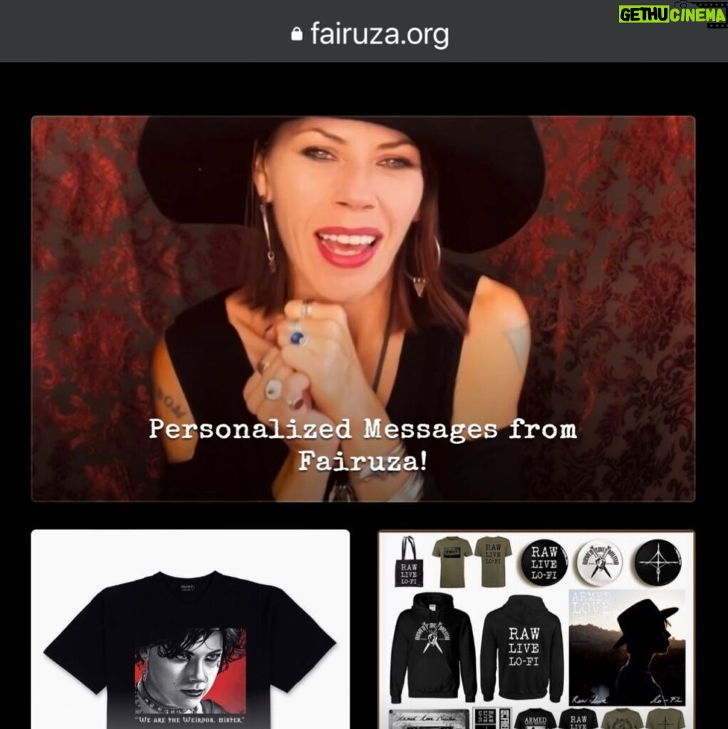 Fairuza Balk Instagram - Limited Nancy Merch & personalized video requests now in the store! XF . 🔗in bio