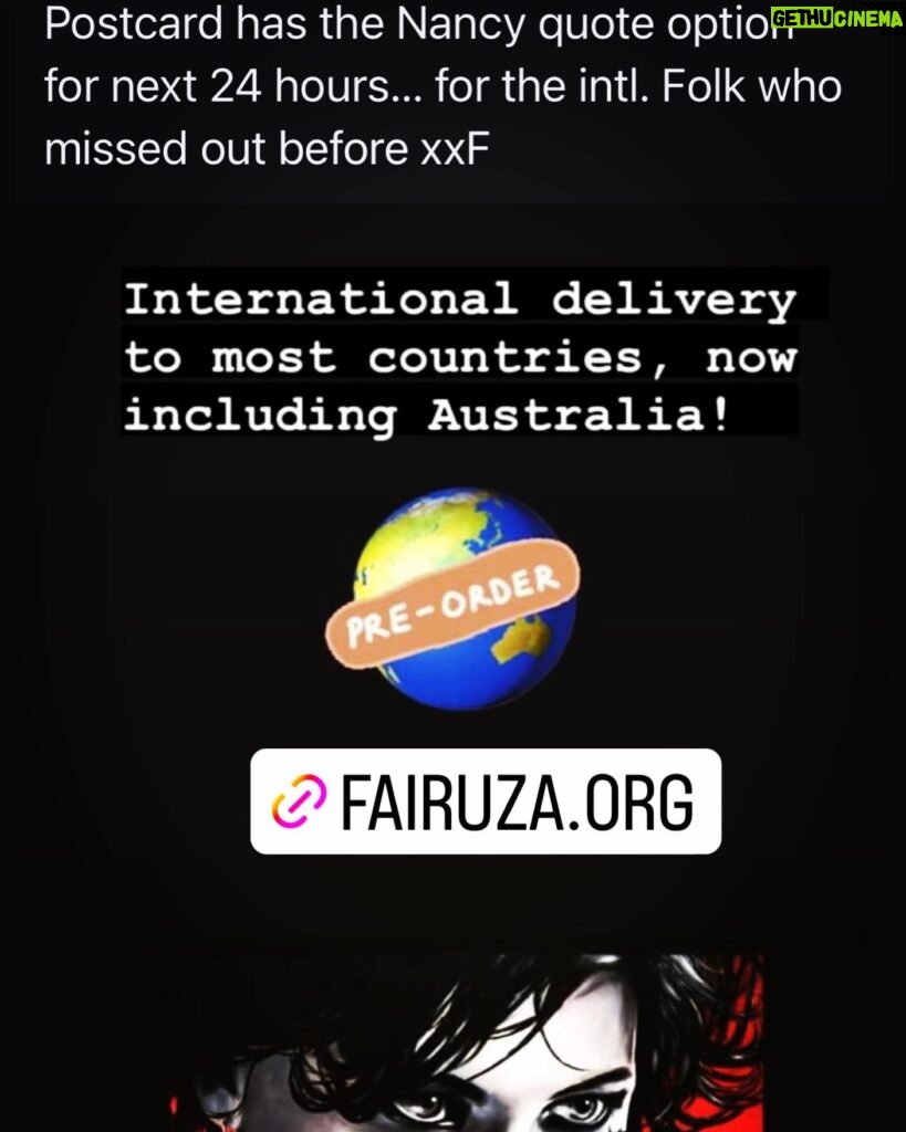 Fairuza Balk Instagram - Card preferred to PayPal 🙏 Link in bio xxF