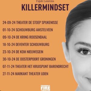 Fajah Lourens Instagram - Met trots kan ik jullie vertellen dat @joeprovers een rol heeft in de KILLERMINDSET theater show. Hij is erbij in Amstelveen, Groningen en Uden. Wil jij een mindset boost? Het wordt een interactieve talk voor jong en oud. Ik geef deze week 2 kaarten weg voor Amstelveen op 1 oktober. Laat je me weten waarom je erbij wilt zijn winnaars maak ik maandag bekend in mn story. #killermindset