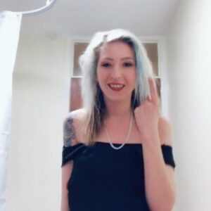 Fallon Sherrock Instagram - Absolutely loving tik tok at the moment, love a bit of Grease ❤️ Tik tok: Fallon1994