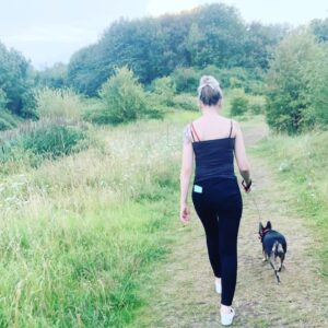 Fallon Sherrock Instagram - Little walk today, Sirenhead Hunting 😂❤️