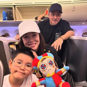 Fann Wong Instagram - Stepping into the New Year hand in hand ❤️ Here’s to a night of reflection, gratitude and anticipation💋🥳

Counting down in the air @aiainbaby Cheers to 2024 

Here’s to a year filled with laughter, adventure and dreams coming true. wishing you all a Happy New Year , a great 2024🥳🥳🥳