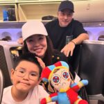 Fann Wong Instagram - Stepping into the New Year hand in hand ❤️ Here’s to a night of reflection, gratitude and anticipation💋🥳 Counting down in the air @aiainbaby Cheers to 2024 Here’s to a year filled with laughter, adventure and dreams coming true. wishing you all a Happy New Year , a great 2024🥳🥳🥳