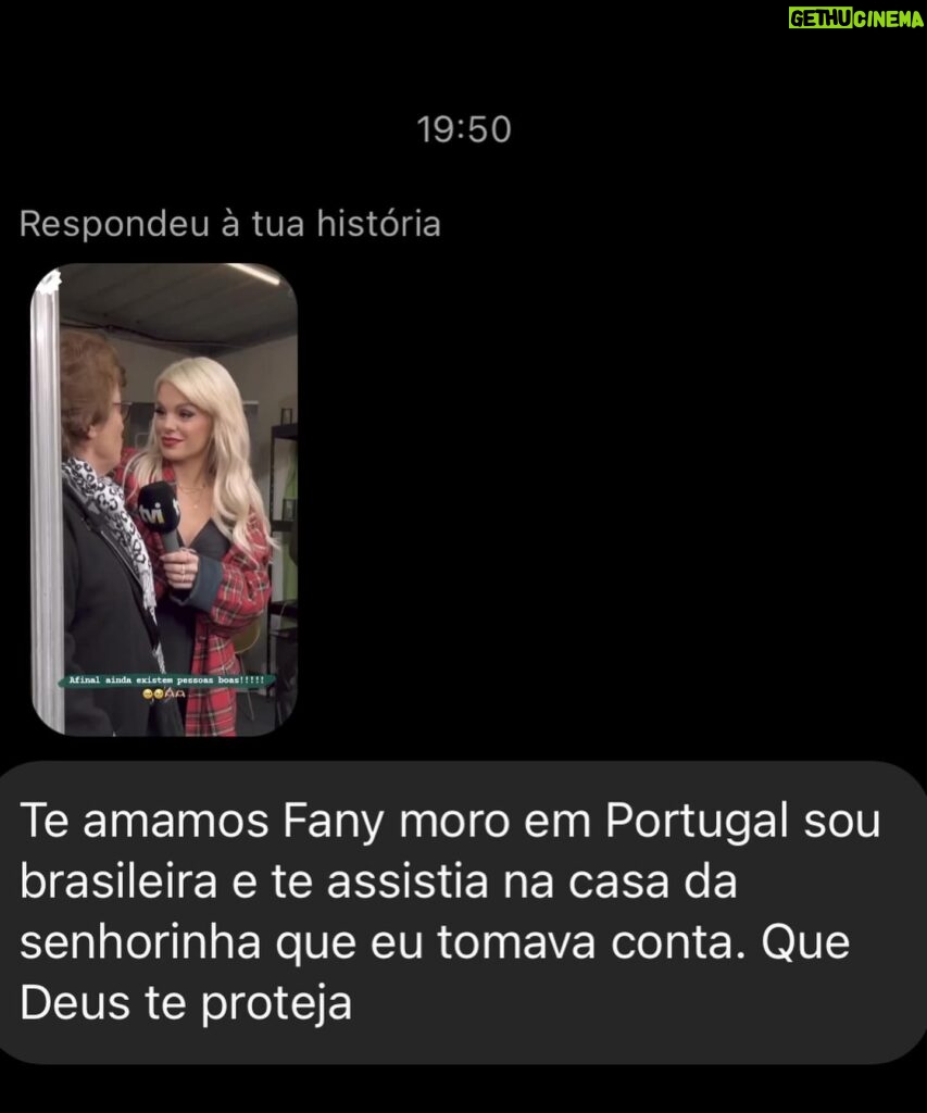 Fanny Rodrigues Instagram - A Odete, hoje não imagina o bem que me fez. O abraço dela carregou-me o coração. A alma e deu-me esperança. A Odete chegou hoje ao aeroporto de Lisboa às 8:30 (veio de Paris), alugou um carro e veio até Ansião, para me conhecer pessoalmente. Já o tinha tentado fazer antes, mas não conseguiu. (Eu acho é que Deus realmente sabe o que faz). Esteve comigo, abraçou-me e disse que me ama como se eu fosse filha dela. Entre outras palavras de conforto. Secou-me as lágrimas. Foi amparo, no meio da minha fragilidade. Esteve ali comigo. E foi embora porque tinha de voltar ao aeroporto, para regressar a Paris. Tudo no mesmo dia!!! Não existem palavras para descrever a Odete. O “esforço” que fez para me dar amor e colo. Nunca, mas nunca me esquecerei. O Amor. É isto! O amor, está refletido na Odete. E hoje, conseguiu fazer com que ele se refletisse em mim. A todas as “Odetes”, do País e do Mundo que espalham amor, o meu muito obrigada 🙏🏼🤍