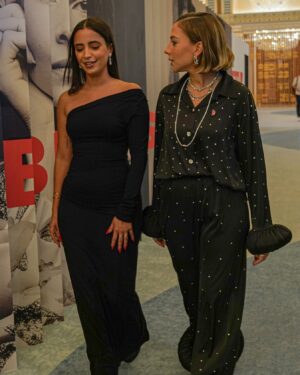 Fatima AlBanawi Instagram - 𝗕𝗘𝗖𝗔𝗨𝗦𝗘 𝗦𝗛𝗘 𝗖𝗥𝗘𝗔𝗧𝗘𝗗 Honored to be featured by Netflix for my journey that included several productions with them from the very start with 𝗕𝗮𝗿𝗮𝗸𝗮𝗵 𝗠𝗲𝗲𝘁𝘀 𝗕𝗮𝗿𝗮𝗸𝗮𝗵, 𝗣𝗮𝗿𝗮𝗻𝗼𝗿𝗺𝗮𝗹, 𝗥𝗼𝘂𝘁𝗲 𝟭𝟬, 𝗔𝗹𝗛𝗮𝗺𝗼𝘂𝗿, and soon 𝗕𝗮𝘀𝗺𝗮, and particularly alongside talented and inspiring 𝘄𝗼𝗺𝗲𝗻 𝗳𝗿𝗼𝗺 𝘁𝗵𝗲 𝗠𝗶𝗱𝗱𝗹𝗲 𝗘𝗮𝘀𝘁, one of which is @adwaxox who strikes us with absolute rawness in her first feature @nagathemovie! Also, got to finally meet this beautiful soul at the @redseafilm!!!
• • •
𝗔𝘀 𝗥𝗲𝗹𝗲𝗮𝘀𝗲𝗱 𝗯𝘆 @netflixmena • Saudi actress and filmmaker, Fatima Al-Banawi adds another string to her bow as she makes her 𝗱𝗶𝗿𝗲𝗰𝘁𝗼𝗿𝗶𝗮𝗹 𝗱𝗲𝗯𝘂𝘁 in upcoming Netflix film, 𝗕𝗮𝘀𝗺𝗮. The drama film, which tackles the important theme of 𝗺𝗲𝗻𝘁𝗮𝗹 𝗵𝗲𝗮𝗹𝘁𝗵, will see Al-Banawi take on multiple roles as writer, director and as Basma. Al-Banawi, who is passionate about 𝗱𝗲𝗲𝗽𝗲𝗻𝗶𝗻𝗴 the conversation between 𝘀𝗼𝗰𝗶𝗮𝗹 𝗶𝗺𝗽𝗮𝗰𝘁 and the 𝗮𝗿𝘁𝘀, spoke of her experience with 𝗕𝗮𝘀𝗺𝗮, “There are 𝘀𝗲𝘃𝗲𝗻 𝗯𝗶𝗹𝗹𝗶𝗼𝗻 versions of 𝗻𝗼𝗿𝗺𝗮𝗹 on this planet; I hope I managed to deliver 𝗼𝗻𝗲 𝗼𝗳 𝘁𝗵𝗲𝗺. After we finished filming Basma, I 𝘄𝗼𝗻𝗱𝗲𝗿𝗲𝗱 whether there would be anything better than dreams coming true, and I realised the 𝗼𝗻𝗹𝘆 𝘁𝗵𝗶𝗻𝗴 𝗯𝗲𝘁𝘁𝗲𝗿 than that is 𝘁𝗼 𝗯𝗲 𝗮𝗯𝗹𝗲 𝘁𝗼 𝗱𝗿𝗲𝗮𝗺”.

𝗔𝘀 𝗮 𝗡𝗲𝘁𝗳𝗹𝗶𝘅 𝗢𝗿𝗶𝗴𝗶𝗻𝗮𝗹, 𝗕𝗮𝘀𝗺𝗮 𝘄𝗶𝗹𝗹 𝗯𝗲 𝗿𝗲𝗹𝗲𝗮𝘀𝗲𝗱 𝗼𝗻 𝘁𝗵𝗲 𝗽𝗹𝗮𝘁𝗳𝗼𝗿𝗺 𝗻𝗲𝘅𝘁 𝘆𝗲𝗮𝗿.
• • •
𝗦𝘁𝘆𝗹𝗶𝘀𝘁: @kilani_zeina 
𝗢𝘂𝘁𝗳𝗶𝘁: @atelierhekayat
𝗝𝗲𝘄𝗲𝗹𝗿𝘆: @swarovski
• • •
#netflix #saudifilm #filmmaking #sauditalents #fatimaalbanawi #saudiarabia
