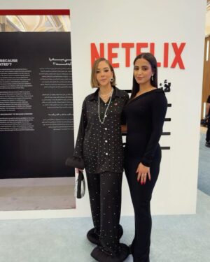 Fatima AlBanawi Instagram - 𝗕𝗘𝗖𝗔𝗨𝗦𝗘 𝗦𝗛𝗘 𝗖𝗥𝗘𝗔𝗧𝗘𝗗 Honored to be featured by Netflix for my journey that included several productions with them from the very start with 𝗕𝗮𝗿𝗮𝗸𝗮𝗵 𝗠𝗲𝗲𝘁𝘀 𝗕𝗮𝗿𝗮𝗸𝗮𝗵, 𝗣𝗮𝗿𝗮𝗻𝗼𝗿𝗺𝗮𝗹, 𝗥𝗼𝘂𝘁𝗲 𝟭𝟬, 𝗔𝗹𝗛𝗮𝗺𝗼𝘂𝗿, and soon 𝗕𝗮𝘀𝗺𝗮, and particularly alongside talented and inspiring 𝘄𝗼𝗺𝗲𝗻 𝗳𝗿𝗼𝗺 𝘁𝗵𝗲 𝗠𝗶𝗱𝗱𝗹𝗲 𝗘𝗮𝘀𝘁, one of which is @adwaxox who strikes us with absolute rawness in her first feature @nagathemovie! Also, got to finally meet this beautiful soul at the @redseafilm!!!
• • •
𝗔𝘀 𝗥𝗲𝗹𝗲𝗮𝘀𝗲𝗱 𝗯𝘆 @netflixmena • Saudi actress and filmmaker, Fatima Al-Banawi adds another string to her bow as she makes her 𝗱𝗶𝗿𝗲𝗰𝘁𝗼𝗿𝗶𝗮𝗹 𝗱𝗲𝗯𝘂𝘁 in upcoming Netflix film, 𝗕𝗮𝘀𝗺𝗮. The drama film, which tackles the important theme of 𝗺𝗲𝗻𝘁𝗮𝗹 𝗵𝗲𝗮𝗹𝘁𝗵, will see Al-Banawi take on multiple roles as writer, director and as Basma. Al-Banawi, who is passionate about 𝗱𝗲𝗲𝗽𝗲𝗻𝗶𝗻𝗴 the conversation between 𝘀𝗼𝗰𝗶𝗮𝗹 𝗶𝗺𝗽𝗮𝗰𝘁 and the 𝗮𝗿𝘁𝘀, spoke of her experience with 𝗕𝗮𝘀𝗺𝗮, “There are 𝘀𝗲𝘃𝗲𝗻 𝗯𝗶𝗹𝗹𝗶𝗼𝗻 versions of 𝗻𝗼𝗿𝗺𝗮𝗹 on this planet; I hope I managed to deliver 𝗼𝗻𝗲 𝗼𝗳 𝘁𝗵𝗲𝗺. After we finished filming Basma, I 𝘄𝗼𝗻𝗱𝗲𝗿𝗲𝗱 whether there would be anything better than dreams coming true, and I realised the 𝗼𝗻𝗹𝘆 𝘁𝗵𝗶𝗻𝗴 𝗯𝗲𝘁𝘁𝗲𝗿 than that is 𝘁𝗼 𝗯𝗲 𝗮𝗯𝗹𝗲 𝘁𝗼 𝗱𝗿𝗲𝗮𝗺”.

𝗔𝘀 𝗮 𝗡𝗲𝘁𝗳𝗹𝗶𝘅 𝗢𝗿𝗶𝗴𝗶𝗻𝗮𝗹, 𝗕𝗮𝘀𝗺𝗮 𝘄𝗶𝗹𝗹 𝗯𝗲 𝗿𝗲𝗹𝗲𝗮𝘀𝗲𝗱 𝗼𝗻 𝘁𝗵𝗲 𝗽𝗹𝗮𝘁𝗳𝗼𝗿𝗺 𝗻𝗲𝘅𝘁 𝘆𝗲𝗮𝗿.
• • •
𝗦𝘁𝘆𝗹𝗶𝘀𝘁: @kilani_zeina 
𝗢𝘂𝘁𝗳𝗶𝘁: @atelierhekayat
𝗝𝗲𝘄𝗲𝗹𝗿𝘆: @swarovski
• • •
#netflix #saudifilm #filmmaking #sauditalents #fatimaalbanawi #saudiarabia