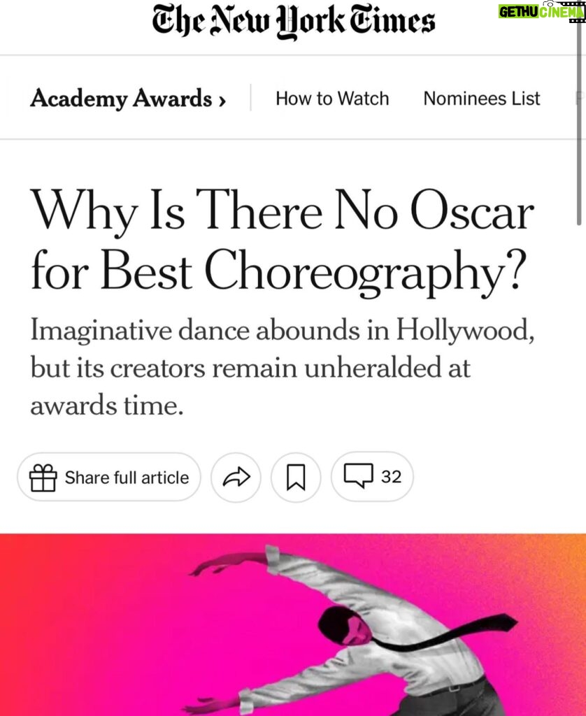Fatima Robinson Instagram - Great conversation in the Sunday Times this morning about dance in film and how beautifully it helps to elevate and move story forward while bringing joy and excitement. As we see categories like casting and stunts being welcomed into the conversation about creativity, it’s time choreographers we’re invited to the table as well. @nytimes @nytstyle