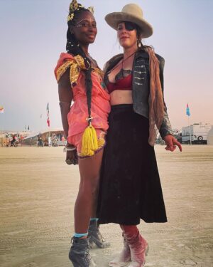 Fatima Robinson Instagram - To be able to be childlike, free, and connected to the most like minded people you will ever meet. What a fun time hanging with some of my favorite people on the playa. Love my Tribe
@seebarila @bryndian28 @hismajestyjudahisvaran @browne.andrews @verniceflygirlarmour @slightlybougie @dreeemy @timogranzotti