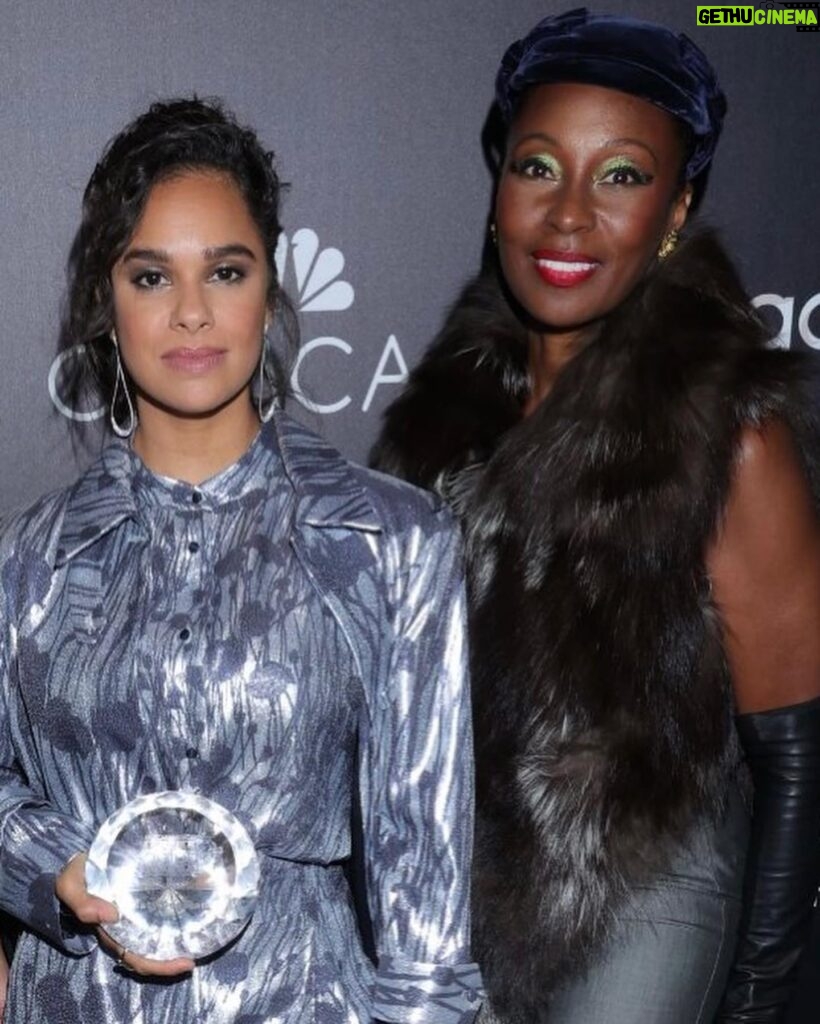 Fatima Robinson Instagram - I had the honor of presenting Misty Copeland a award last night at the @aafca . What a beautiful evening abd to be in the room with @therealdebbieallen and @mistyonpointe was a dream come true.