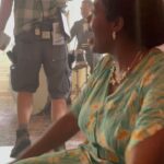 Fatima Robinson Instagram - Some Sisterly Love this morning from me and my sister @nefabulous playing Slide on set with each other 💜 To the wonderful. @fantasia singing Sista 💜 To me and Tia on the first day of set….. @iamtiarivera your laughter on each video brings me so much Joy 💜