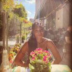 Fatima Robinson Instagram – When the suns out in London💛
📸CB