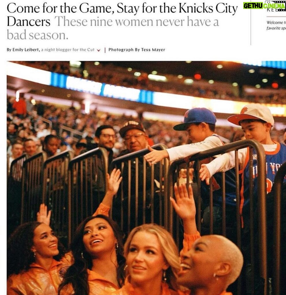 Fatima Robinson Instagram - I always have so much fun working with these ladies @knickscitydancers To watch them entertain every week is a joy. Excited for the future and what we got cookin!! 📸 @tesslomayer