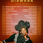 Fatoumata Diawara Instagram – I’m delighted to announce the following dates of my 2024 World Tour! 🙏🏿❤️🙏🏿❤️
These last few months of touring have been incredible, you’ve all given me such strong energies and I can’t wait to share more moments with you all. 
Don’t miss any concert dates, I can’t wait to see you all there! 
Loveee❤️🙏🏿