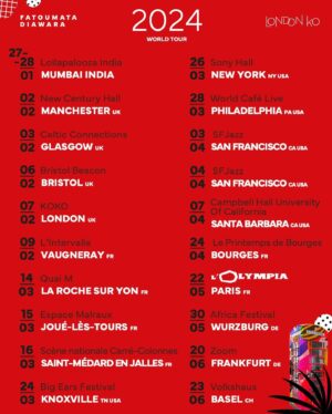 Fatoumata Diawara Instagram - Wishing you all a great day!!! More dates to come soon! Loveeeeee ❤️❤️❤️❤️🙏🏾!