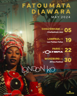 Fatoumata Diawara Instagram - Hi everyone! I am beyond happy to announce the first dates of my worldwide tour with you all ♥️🙏🏿 can't wait to see you soon !! much loveeeee 🎸🙏🏿♥️💫✊🏿