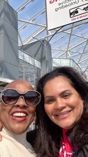 Felicia Cannon Instagram - Hanging with “Survivor” alum(s). It was such a pleasure to finally meet Sandra after watching her for 20 years on Survivor. It’s amazing when you meet individuals and instantly feel like you have known them your entire life. That’s Sandra… She is sooooo “authentically” herself… We went to The Breakfast Boys and they served it up this morning and then we ran into Kinsey and her family… Its a small world… I’ve had a great start to my day… smooches ladies…