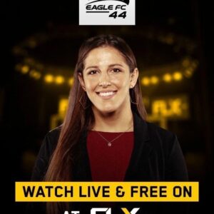 Felicia Spencer Instagram - Broadcast of #EAGLEfc44 tonight at 6pm for 🆓️FREE🆓️! 

✅️ Download the FLX app on any device to stream the event. It is a stacked card with really solid MMA👊🏼 

🔥 Yours truly will be part of the broadcast team along with @henry_cejudo @cyrustheshow @sbrflores @sonnench @jennifersterger @usman84kg 🔥