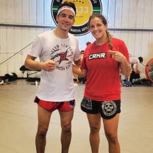 Felicia Spencer Instagram - Grateful I got invited to learn from the best! @asatenpow is WMC champion and gave a great seminar here in Orlando! Look out for this one as he pursues gold in MMA as well.👊🏼