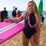 Felicity Palmateer Instagram - EDDIE INVITEE 2023/2024!! My biggest surfing achievement to date and the highest honour in surfing. Ever since I was little I’ve always dreamed of being invited to @theeddieaikau but it wasn’t a reality until last year when the women got to compete for the first time. The ceremony and blessing was so beautiful and to be a part of the paddle out was surreal. Sitting amongst waterman and women that I’ve idolised my whole life didn’t feel real. And to make history with my sis @lauraenever , being the first two Australian women to ever be invited makes it even sweeter. Feeling an a whole range of emotions but more than anything an immense sense of gratitude. Thank you to @haa_aikau and the Aikau Ohana. Photos @giulia.avilaa @traviskeahi_photos @jesseaphoto @haakeaulana #eddieaikau #eddieaikauinvitational