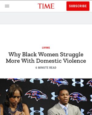 Feminista Jones Instagram - So I wrote this article for TIME ten years ago and it’s since become one of the most cited articles about Black women and Domestic Violence

I’m also one of the first people to discuss Black men’s DV rates, even as they accused me of hating them. 

Bringing it back because it matters