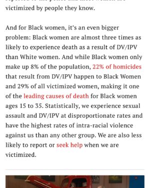 Feminista Jones Instagram - So I wrote this article for TIME ten years ago and it’s since become one of the most cited articles about Black women and Domestic Violence

I’m also one of the first people to discuss Black men’s DV rates, even as they accused me of hating them. 

Bringing it back because it matters