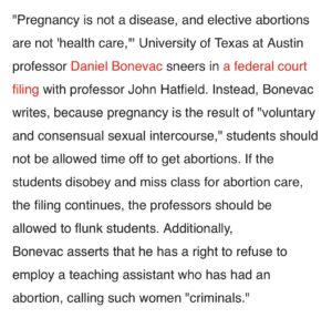 Feminista Jones Instagram - Hey friends
Before we get too deep into analyzing why two white men want to fail women who have abortions, let’s just stop at the easiest answer:

Pregnancy during college is a major cause of cis women leaving college, but not cis men (I note this bc they aren’t thinking abt trans/NB folks getting pregnant). Women bear the biggest responsibility which usually means that they drop out or delay finishing. This is what they want. Women outnumber men as college grads way past the 10M mark. They want women out of college and at home having babies. College-educated women have fewer babies and delay pregnancy longer. But they want WHITE babies, do you hear me?? They need you white women to have more babies and they will deploy ANY tactic to make it so!! Yes, this is Texas, but states are moving to deny pregnant women divorces, to restrict access to contraception, and to criminalize anyone who participates in any part of the process of obtaining abortions. 

This is absolute madness but what I need you to do is read the Unwind series by Neal Shusterman. See how he shows how the media and legislators slowly but surely move us to the most ridiculous existence all bc of abortion. He wrote it before Roe was struck down and I’m sure he dabbled in the absurd never thinking he’d be right. I just can’t believe we are turning into a dystopian novel.