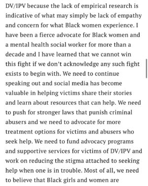 Feminista Jones Instagram - So I wrote this article for TIME ten years ago and it’s since become one of the most cited articles about Black women and Domestic Violence

I’m also one of the first people to discuss Black men’s DV rates, even as they accused me of hating them. 

Bringing it back because it matters