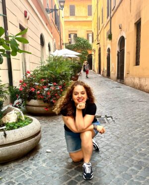Feri Baycu Güler Instagram - #rome 💚🤍❤️