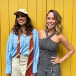 Fernanda Nobre Instagram - para a gravação do programa dela no uol, “Maria vai com os outros”. @mariaaribeiro ❤️