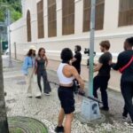 Fernanda Nobre Instagram - para a gravação do programa dela no uol, “Maria vai com os outros”. @mariaaribeiro ❤️