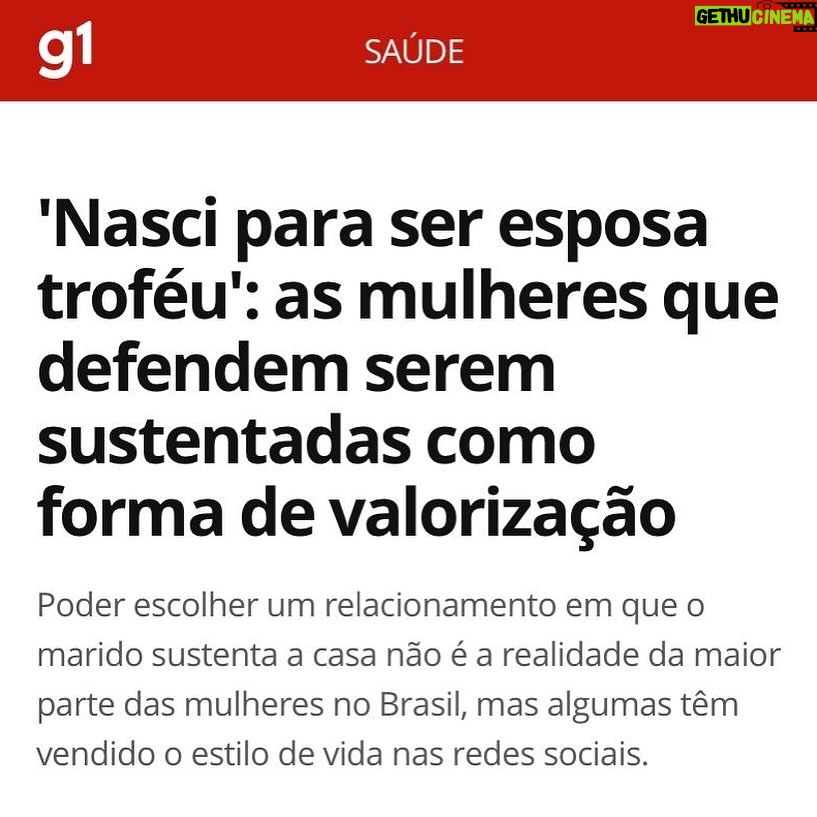 Fernanda Nobre Instagram - Pensando aqui: não acho possível que essas mulheres tenham consciência da armadilha cruel e violenta que estão se metendo. Que moda é essa??