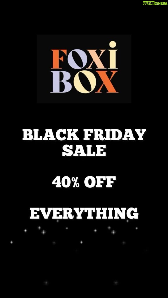 Fifi Box Instagram - For 24 hours only there is 40% off EVERYTHING store wide in our @foxiboxshop Black Friday sale!!! 🎉🎉🎉 See the link in my bio to shop 🎉