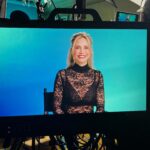 Fiona Gubelmann Instagram - Just a few moments bts from the whirlwind TCA trip this weekend. More pics to come… A definite highlight was meeting the adorable cast of @percyseries Amazing jewelry @minichiellojewellers Dress @hillhouse Hair @rickhenryla Makeup @olafderlig @thegooddoctorabc #thegooddoctor @official_tca #tca #season7 #parnick #press #bts