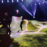 Fish Leong Instagram - 🛸 the making of…….. 疲憊的肩膀卻撐得起一座星球，光的軌道按時啟動，把樂章刻在雪紡裡，裁縫師的手一針一針密密縫 ，金色的剪刀落在層層的滾邊蕾絲，彎彎的一朵一朵像極了兒時生日蛋糕的白色花型… 繼續編織著……心想此刻若能真的躺在床上睡去必定是一秒入睡啊！ 縫紉機依舊沒有要下班的意思……. 天啊……………………………. 堅持的理由依稀是如此這般吧…. 有個人在耳邊說著幾個夢 ，夢就成了一刻永恆。 愛造夢的你我 ，搶了一張船票 ，到了藍色多瑙河…. - #teamfish #超級圓頂 #添翼製作 #whenwetalkaboutlove #謝謝你們 謝謝team members⭐️所有的舞美 設計 VCR導演設計 再次感謝！音控 內外場老師們🎂導演組每一位英雄們 攝影影像造型化妝髮型，音樂老師們 . 🥂🥂🥂 再次感謝！ 道具組感謝. 祝我們繼續在創作這部分互相激盪出火花 ～ 快樂如小孩的初心，舞蹈。 👗🪡👗🧵🧶🪢——🧟🧟🧟🧟🧟🧟🧟🧟‍♀️🧟‍♀️🧟‍♀️🧟‍♀️🧟‍♀️🧟‍♀️🧟‍♀️🧟‍♀️ Spirits energy 🍯🍯🍯 magician 🥂musicians ‘ sparkle every dream🌌🌃🏙️🎇🌠 🍨🍦 Photo 1-2-6-7by LIN Photo 3-4-5 by Fish