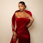 Flora Coquerel Instagram - I got my red dress on tonight Dancin’ in the dark, in the pale moonlight ✨ Photo @chloehautierpro Dress @sadekmajed Jewellery @akillisparis Stylist @stylist.pavlova Hair @lorealparis @clotildehairstylist Mua @odilejimenezmua