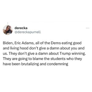 Francesca Fiorentini Instagram - Other than being absolutely LIVID about the political repression of students trying to stop a genocide, here are some thoughts, mine and others. If only the cops went this hard at ACTUAL antisemites.