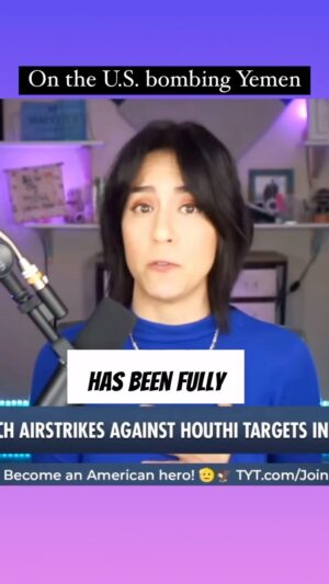 Francesca Fiorentini Instagram - You know what would stop the Houthis from attacking cargo in the Red Sea? A ceasefire. But of course, where’s the money in peace? A portion of my comments for @theyoungturks from Friday’s 1/12 show.