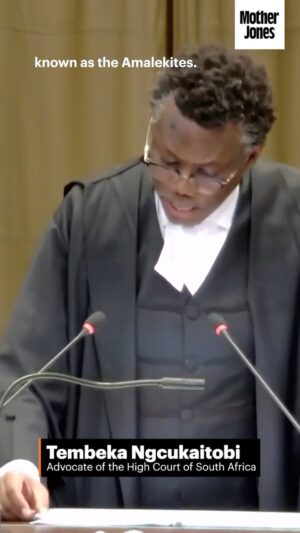 Francesca Fiorentini Instagram - Genocidal intent— one part of the case South Africa is laying out, so beautifully, so bravely. This for me was one of the most powerful and chilling pieces of evidence, where IDF soldiers echo their leaders’ words that there are no innocents and that the “Amalek” must be destroyed. Via @motherjonesmag