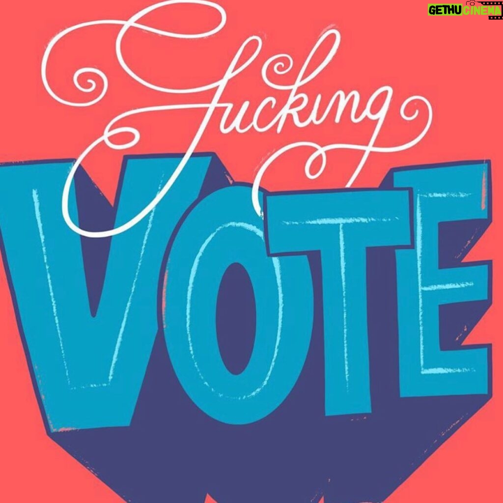Francesca Reale Instagram - Overheard someone at the coffeeshop today say how annoyed they were by people “constantly posting about voting on social media”. If this applies to you and you are annoyed by all these beautiful and informative posts about voting, GREAT. You can turn that guilt into civic action by actually going to the polls and voting yourself! I’ll still be annoying about it, but you’ll feel a weight has lifted off your shoulders because you participated in the most fundamental piece of our democracy. It’s your right! Go alone, go with your family, go with your friends, bring a dog! Have fun with it. JUST DO IT. 👍🏻5 MORE DAYS!! And obviously, continue to wear your mask to keep yourself and those around you safe. Also, in the words of @jenniferaniston - It’s not funny to vote for Kanye. Please be responsible.