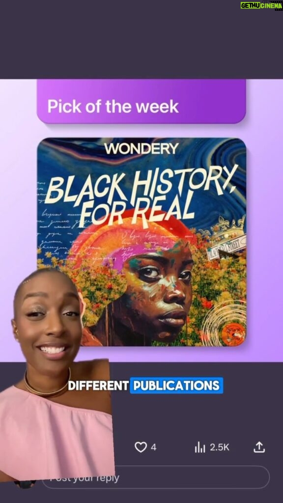 Franchesca Ramsey Instagram - New #podcast alert! I’m co-hosting @wonderymedia’s new show #BlackHistoryForReal with @theconsciouslee! Listen now wherever you get your favorite podcasts! #blackhistorymonth