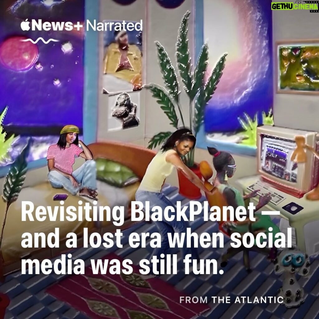 Franchesca Ramsey Instagram - When BlackPlanet went live in 1999 — nearly three years before Friendster, four years before MySpace, five years before Facebook, and seven years before Twitter — the internet was still seen by many as a giant library. Sure, the web had chat rooms, bulletin boards, and listservs. But BlackPlanet expanded what it meant to commune online: The site arguably laid the foundation for social media as we know it. Now, nearly 25 years later, looking back at BlackPlanet’s glory days can be more than just an exercise in nostalgia. “Today’s social-media platforms often seem designed to reward the worst in humanity, subjecting their users to rampant hate speech and misinformation,” writes Hannah Giorgis. “Perhaps by revisiting BlackPlanet and the story of its rise, we can start to envision a different future for the social web — this time, one with the potential to be kinder, less dangerous, and more fun than what the past two decades have given us.” Tap the link in bio to listen or read more, via @theatlantic in News . Illustration: Frank Dorrey Narrator: Franchesca Ramsey @chescaleigh Writer @hannahgiorgis