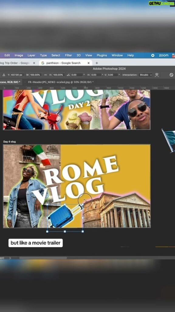 Franchesca Ramsey Instagram - Recently had the honor of doing some #graphicdesign work for my friend @burr_iam! Whaddya think of the new vlog thumbnails?? In need of help with content creation, branding or social media? Let’s work together! Hit my website franchesca.net and send me a message 🙌🏾