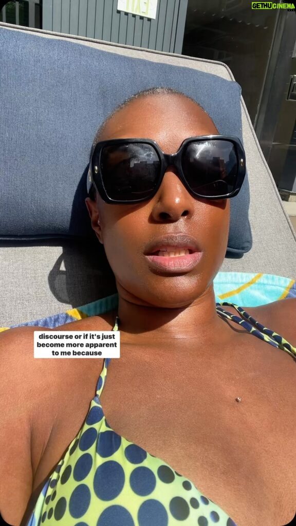 Franchesca Ramsey Instagram - sometimes you can’t relate & that’s ok #poolsidethots