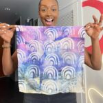 Franchesca Ramsey Instagram – This month marks FOUR years with my man @onlyyflex!! This pup makes me smile every day, I truly couldn’t imagine life without him 🥰😭 And to celebrate our anniversary I designed Flex his very own “flexin’ watercolor bandana!” And now you can purchase one for your pup via my brand new online shop!! Not only does this gorgeous bandana feature my handmade arch print, it can also be folded in multiple ways to display either pink/purple or green/blue!! Hit the link in my bio or visit ➡️ shop.franchesca.net ⬅️to order one for your fur baby!! More merch coming soooon! 🐾💕✨