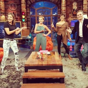 Francisca García-Huidobro Instagram - Hoy en @sigamosdelargo13 nos juntamos con @tonkatomicicpetric y @tvamaro ....la CANTIDAD de cosas que nos contaron!!!
@malyjorquiera y yo quedamos😱😱😱
No se lo pierdan en @canal13cl
