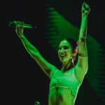 Francisca Valenzuela Instagram - nos la gozamos 🩵✨ muchas gracias mis queridas colegas @antonellasigala y @karlagrunewaldt por cantar conmigo y Vitacura por la invitación a cantar 🩵✨ fotos @javiajerap @frafractal