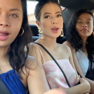 Frankie Adams Instagram - 3 x Whitney’s roaming da streets of LA