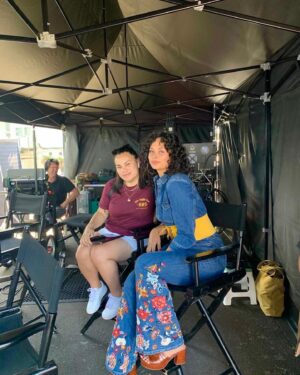 Frankie Adams Instagram - It’s @thepantherstv day and what a lucky lady I was to be able to pop in and work with all these incredible people. You have all outdone yourselves!!! Thank you to the Polynesian Panthers for all you did for our people back then. It has had a profound affect on our history and for that I am eternally grateful. Power to the people! @crystalpistolbangbang @tomhern @nuafinau 🖤🖤🖤