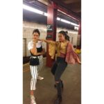 Frankie Adams Instagram - That one time I took Johnny to New York... She didn’t like it 🤦🏽‍♀️